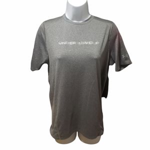 𝅺Under Armour Fitted Locker Gym Workout T-Shirt Women's M